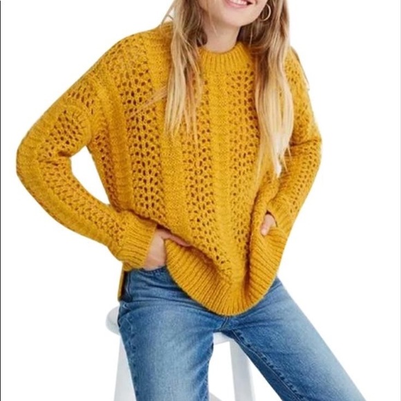 Madewell Windemere Pointelle Sweater - Picture 1 of 2